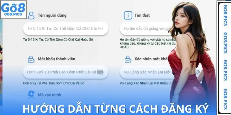 Từng bước để đăng ký GO8 đơn giản và nhanh gọn